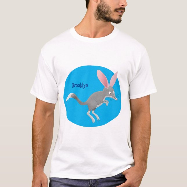 Cute happy Australian bilby cartoon  T-Shirt (Front)