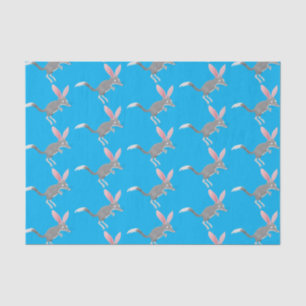 Cute happy Australian bilby cartoon Tissue Paper