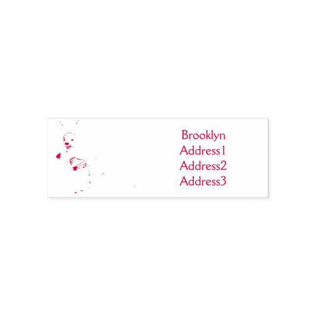 Cute happy Australian kangaroo illustration  Self-inking Stamp (Design)