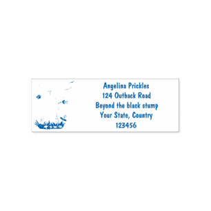 Cute happy baby deer cartoon illustration self-inking stamp