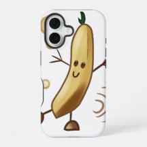 Cute happy banana