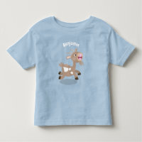 Cute happy billy goat cartoon
