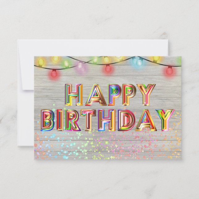 Cute Happy Birthday  (Front)