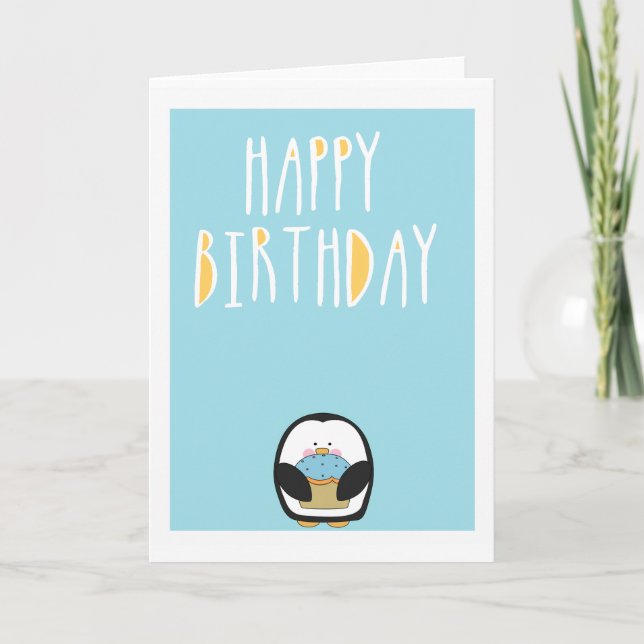 Cute Happy birthday Card (Front)