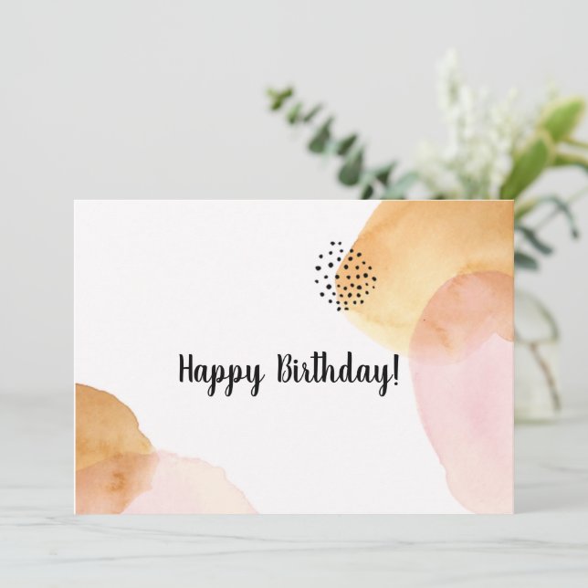 Cute Happy Birthday Cards (Standing Front)