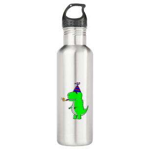 Cute Happy Birthday Dinosaur 710 Ml Water Bottle