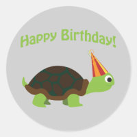Cute Happy Birthday! Turtle