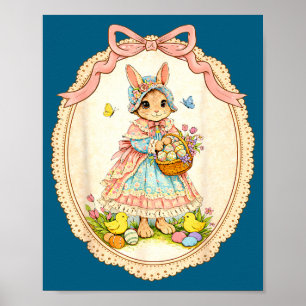 Cute Happy Bunny Funny Rabbit For Poster