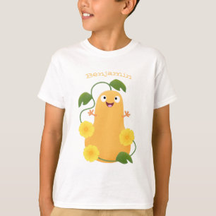 Cute happy butternut pumpkin gourd cartoon T-Shirt