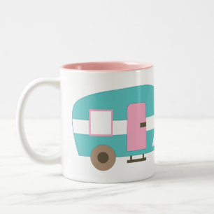 Cute Happy Camper Personalized Mug