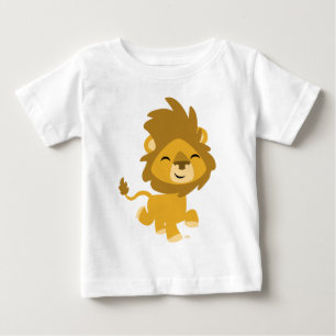 Cute Happy Cartoon Lion Baby T-Shirt