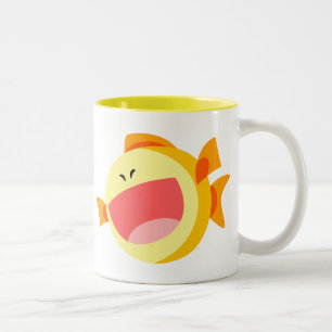 Cute Happy Cartoon Poisson Mug