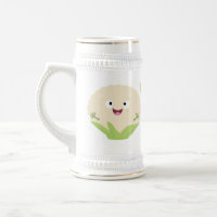 Cute happy cauliflower vegetable cartoon