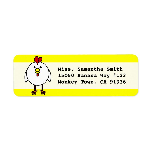 Cute Happy Chicken (Front)