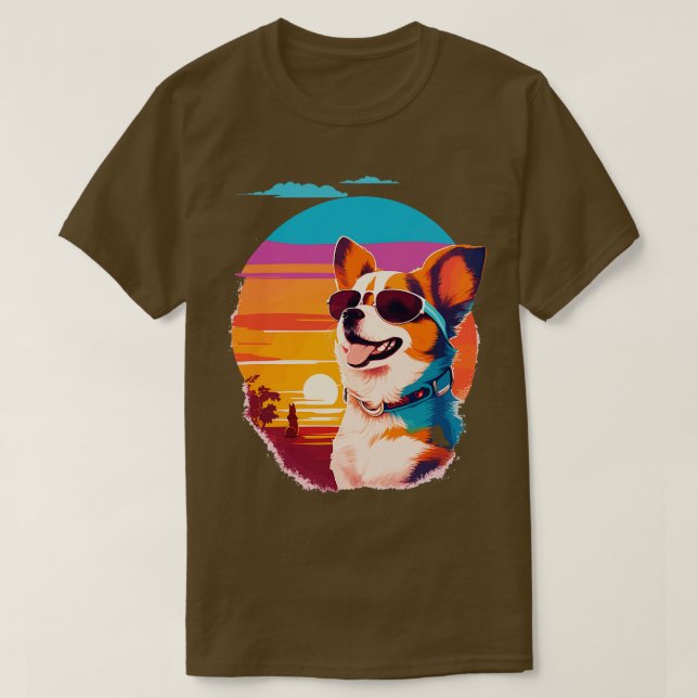 Cute happy dog T-Shirt (Design Front)