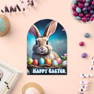 Cute Happy Easter Bunny 2025 Acrylic Invitations