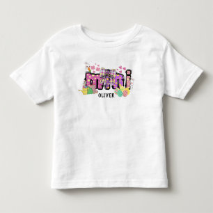 Cute happy easter bunny mini Toddler gift  T-shirt