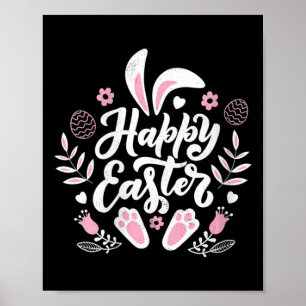 Cute Happy Easter Bunny  Poster