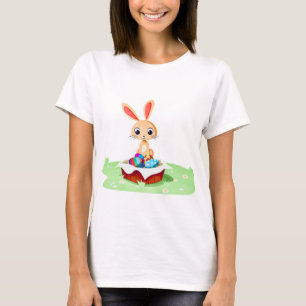 Cute Happy Easter Bunny Rabbit Hare T-Shirt