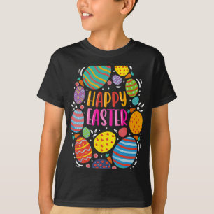 Cute Happy Easter For Teen Girls Boys Easter Color T-Shirt