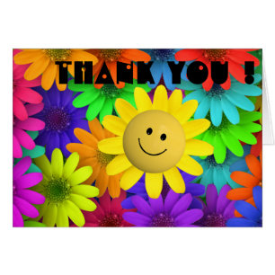 Cute Happy Face Flowers