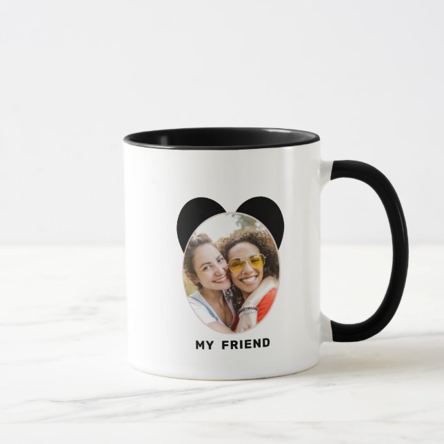 Cute Happy Friendship Day BEST FRIEND PHOTO Mug (Right)
