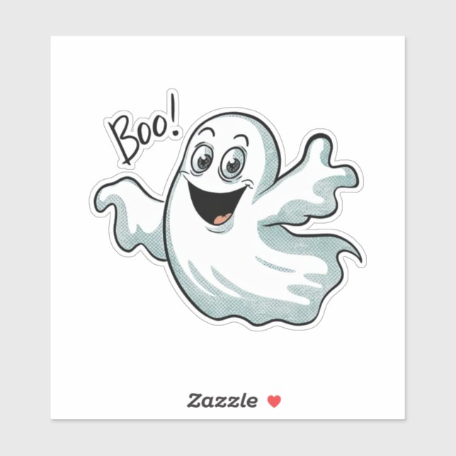 Cute Happy Ghost (Sheet)