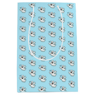 Cute Happy Ghost Medium Gift Bag