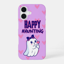 Cute Happy Haunting Ghost iPhone Case 