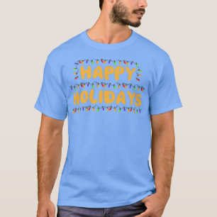 Cute Happy Holidays Christmas New Year Holiday Sea T-Shirt