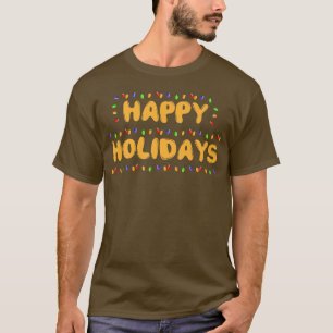 Cute Happy Holidays Christmas New Year Holiday Sea T-Shirt