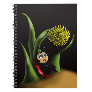 Cute Happy Ladybug Notebook