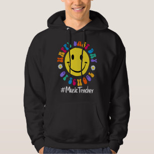 Cute Happy Last Day Of School Music Teacher Squad Hoodie
