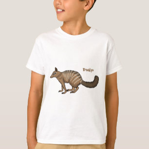 Cute happy numbat cartoon illustration T-Shirt