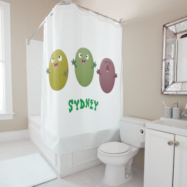 Cute happy olives singing cartoon (In Situ)