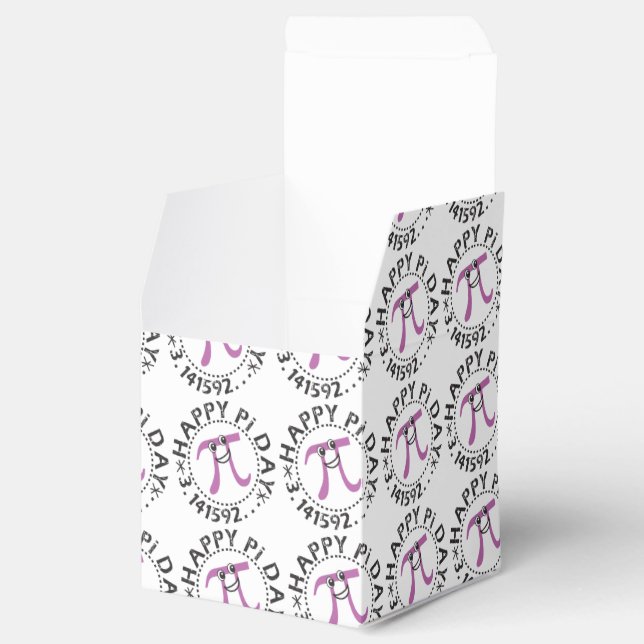 Cute Happy Pi Day - Funny Pi Favor Box (Opened)