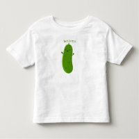 Cute happy pickle cartoon illustration