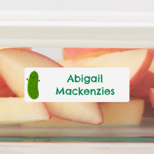 Cute happy pickle vegetable cartoon personalized