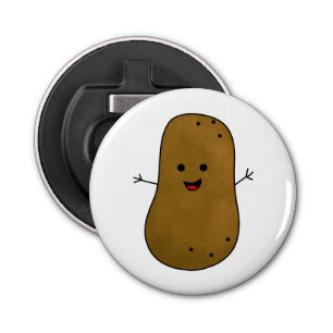 Cute Happy Potato Bottle Opener