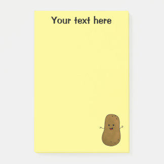 Cute Happy Potato Personalized Post-it Notes