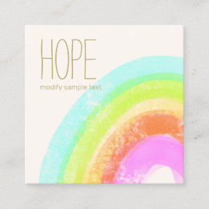 Cute Happy Rainbow Calling Card