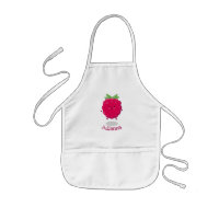 Cute happy raspberry cartoon illustration