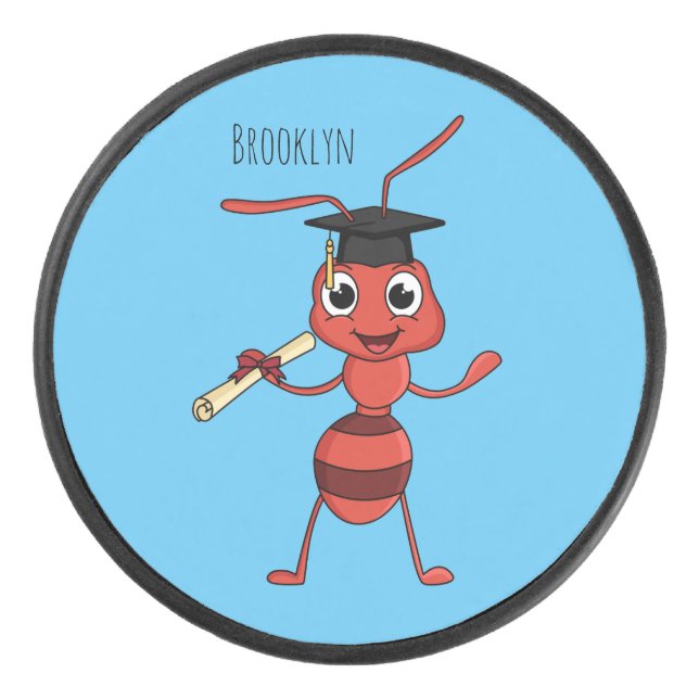 Cute happy red ant cartoon  (Devant)