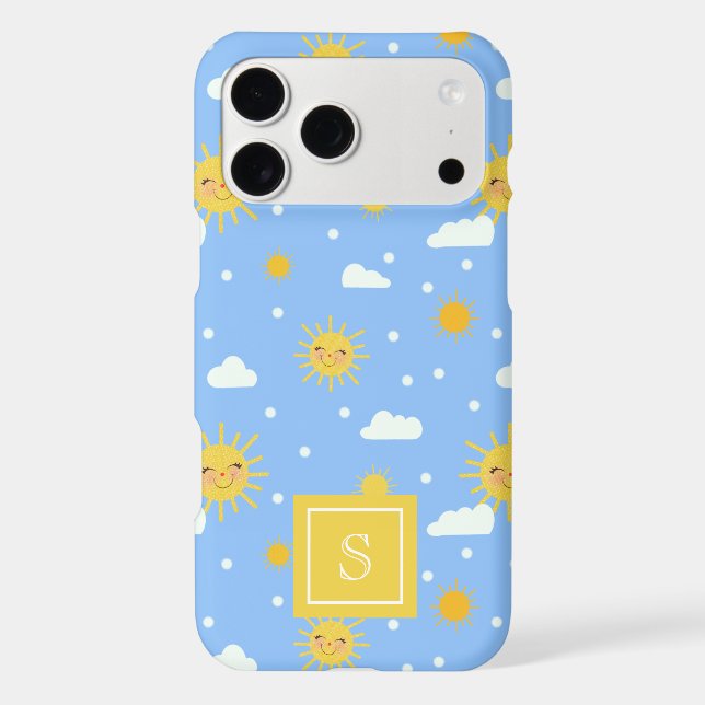 Cute Happy Sunshine Sky Pattern (Back)