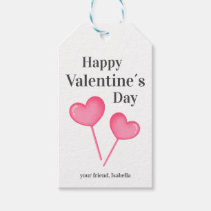 Cute Happy Valentines Day Favor Gift Tags