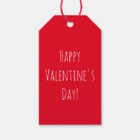 Cute Happy Valentine's Day Red Simple