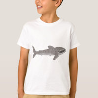 Cute happy whale shark