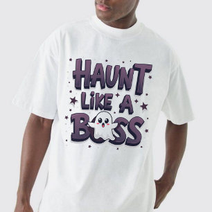 Cute "Haunt Like a Boss" Halloween Men's Sweatshirt