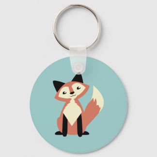 Cute Head-tilt Fox Keychain