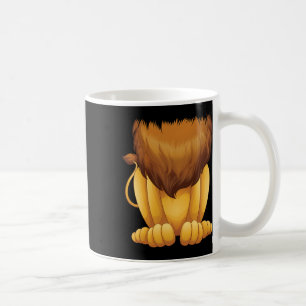 Cute Headless Lion Costume Halloween Funny Big Cat Coffee Mug